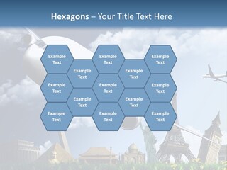 Wing Stars Land PowerPoint Template