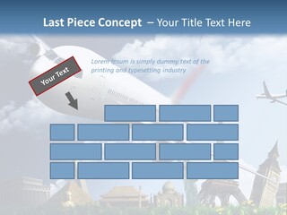 Wing Stars Land PowerPoint Template