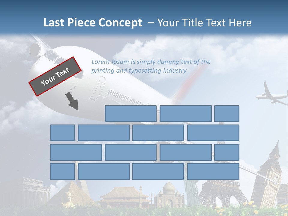 Wing Stars Land PowerPoint Template