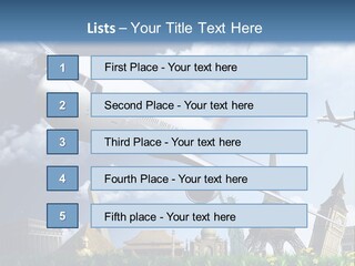 Wing Stars Land PowerPoint Template
