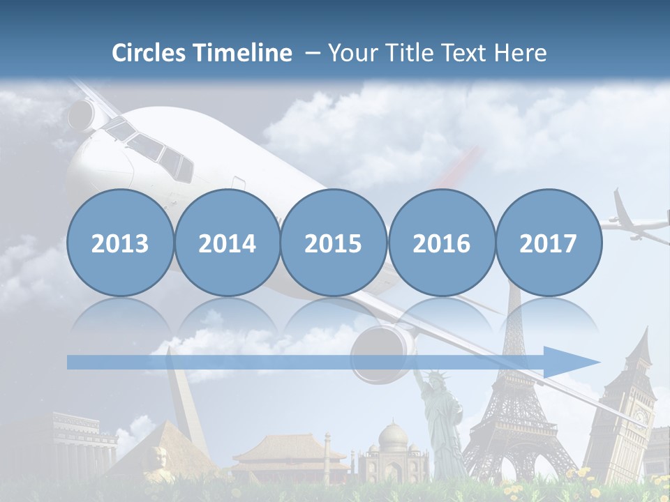 Wing Stars Land PowerPoint Template