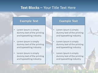 Wing Stars Land PowerPoint Template
