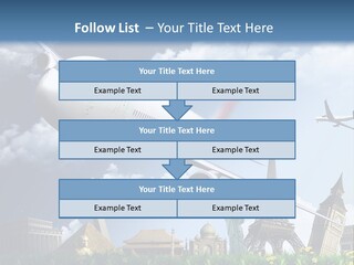 Wing Stars Land PowerPoint Template