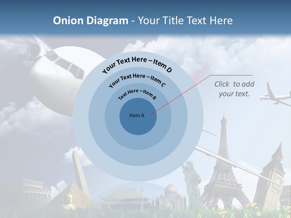 Wing Stars Land PowerPoint Template