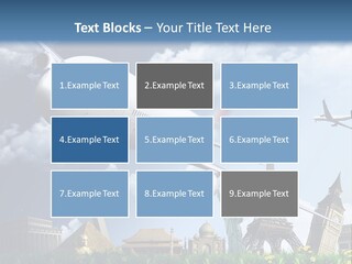 Wing Stars Land PowerPoint Template