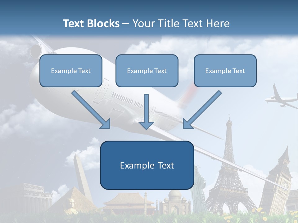 Wing Stars Land PowerPoint Template