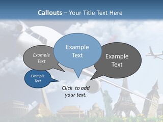 Wing Stars Land PowerPoint Template