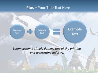 Wing Stars Land PowerPoint Template