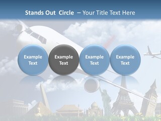 Wing Stars Land PowerPoint Template