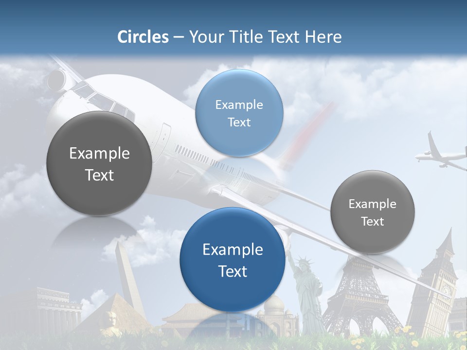 Wing Stars Land PowerPoint Template