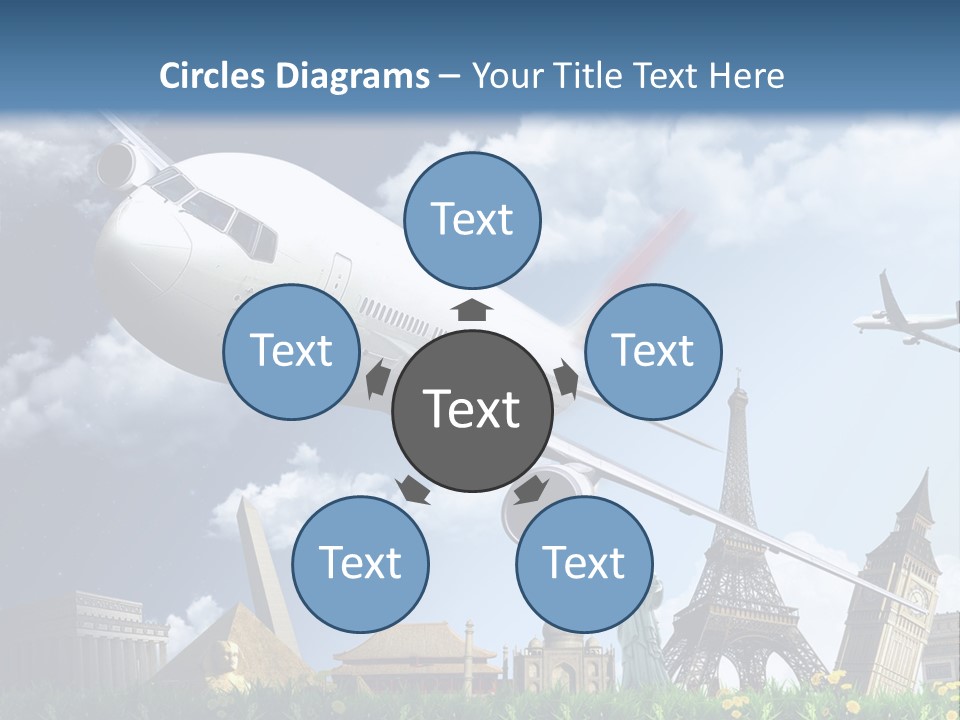 Wing Stars Land PowerPoint Template