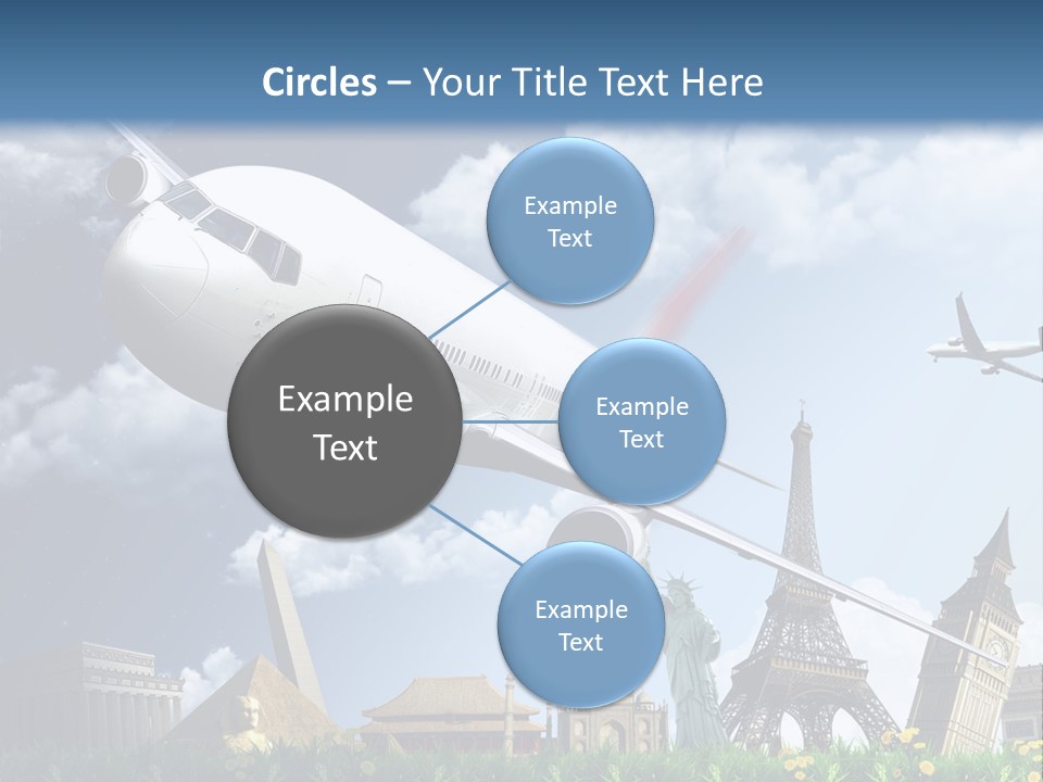 Wing Stars Land PowerPoint Template