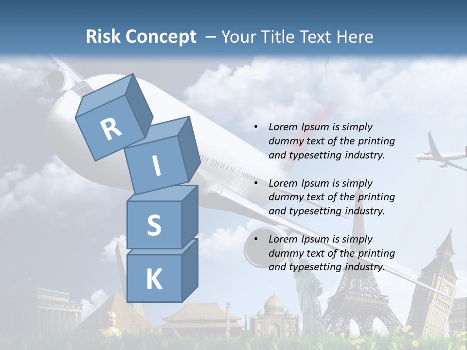 Wing Stars Land PowerPoint Template