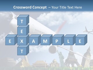 Wing Stars Land PowerPoint Template