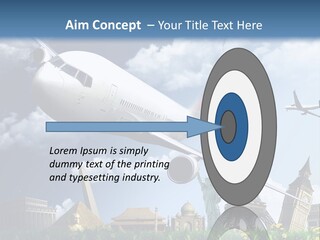 Wing Stars Land PowerPoint Template
