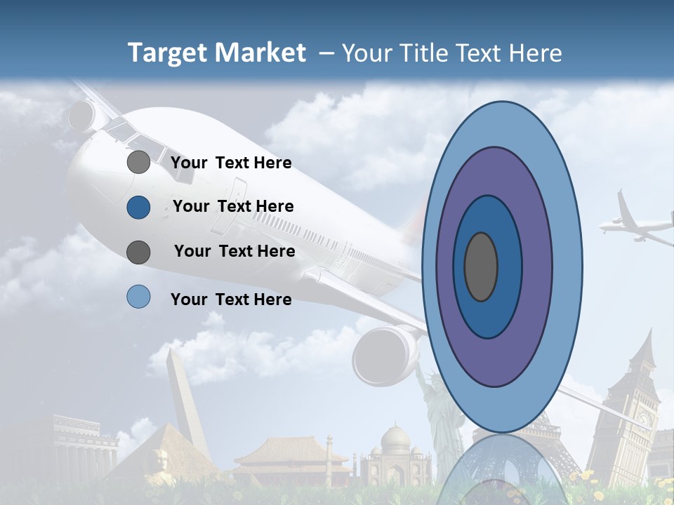 Wing Stars Land PowerPoint Template