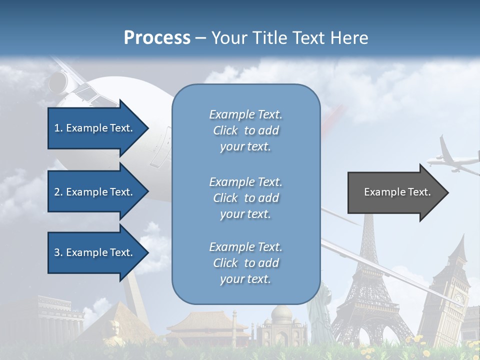 Wing Stars Land PowerPoint Template