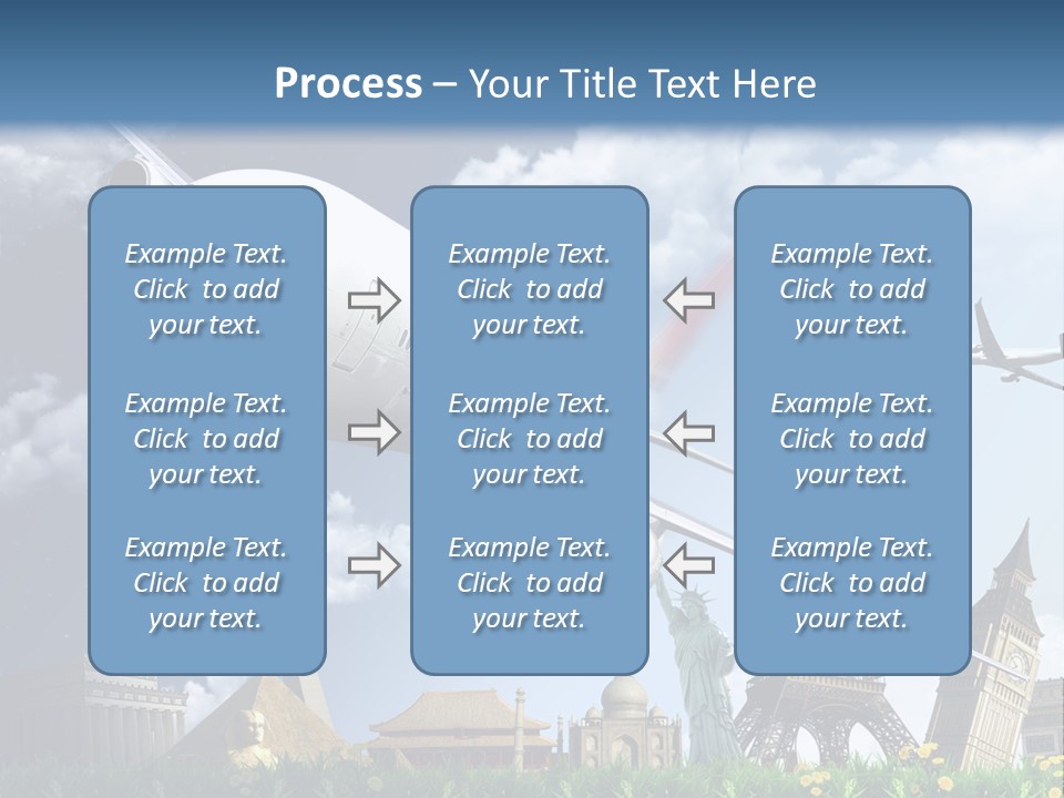 Wing Stars Land PowerPoint Template