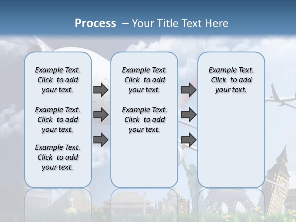 Wing Stars Land PowerPoint Template