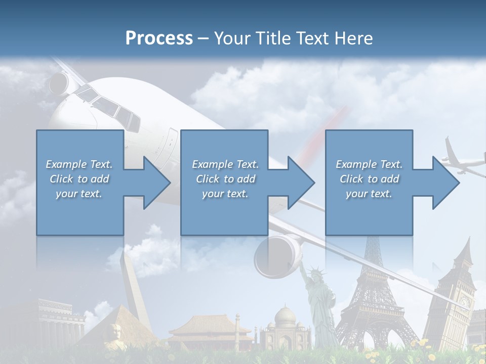Wing Stars Land PowerPoint Template