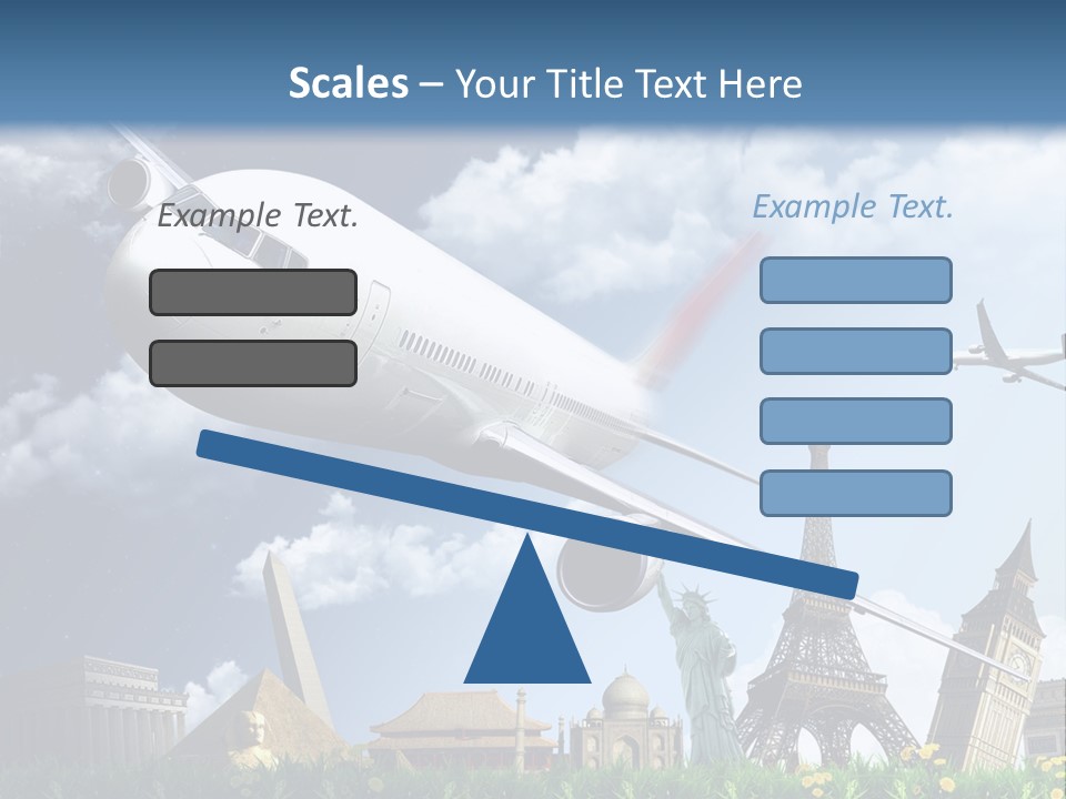 Wing Stars Land PowerPoint Template