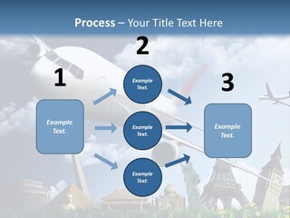 Wing Stars Land PowerPoint Template