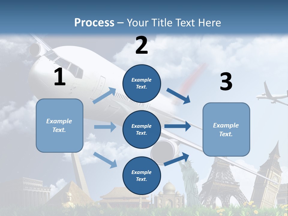 Wing Stars Land PowerPoint Template