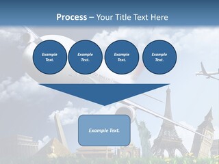 Wing Stars Land PowerPoint Template