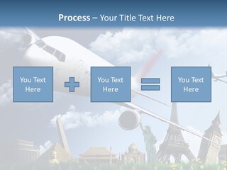 Wing Stars Land PowerPoint Template