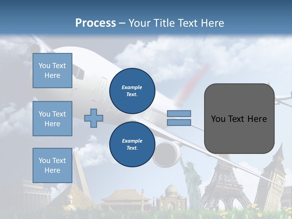 Wing Stars Land PowerPoint Template