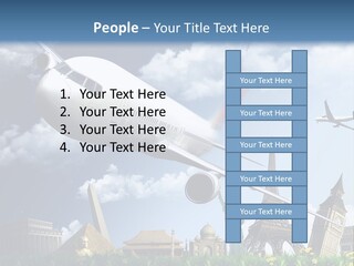 Wing Stars Land PowerPoint Template