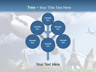 Wing Stars Land PowerPoint Template