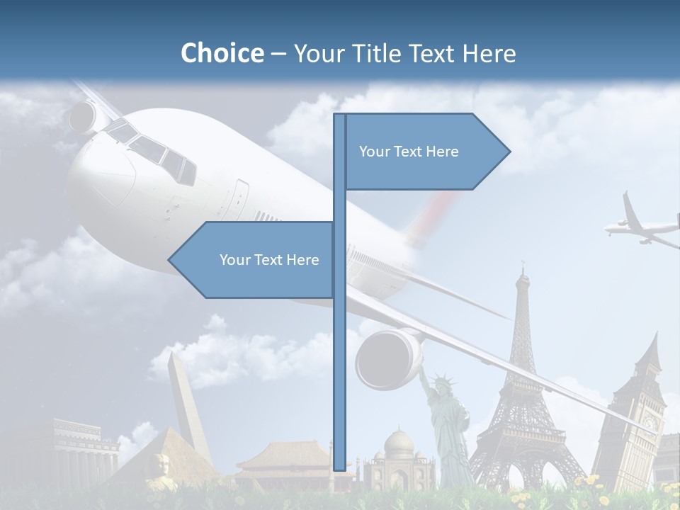 Wing Stars Land PowerPoint Template