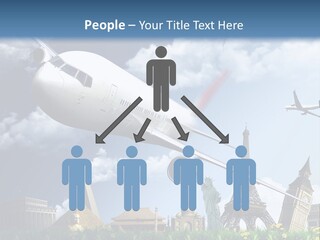 Wing Stars Land PowerPoint Template