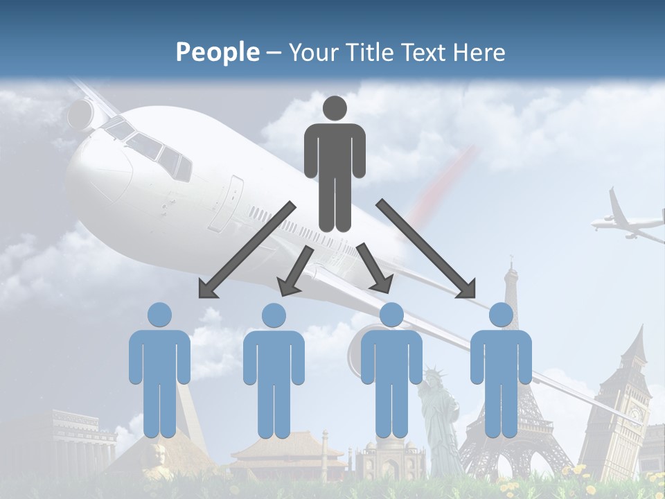 Wing Stars Land PowerPoint Template