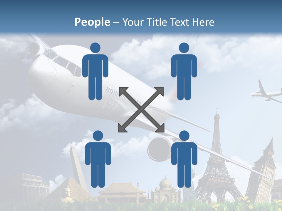 Wing Stars Land PowerPoint Template
