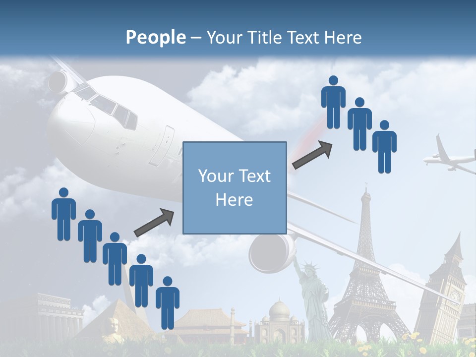 Wing Stars Land PowerPoint Template