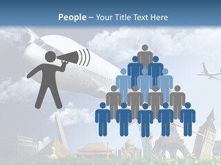 Wing Stars Land PowerPoint Template