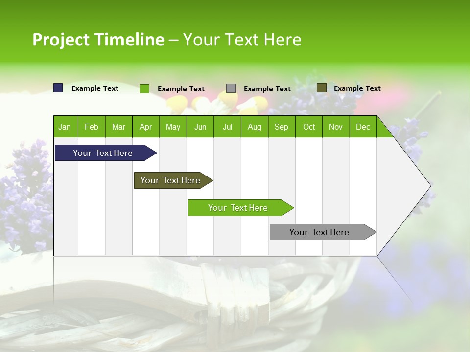Ernte Dekoration Nat PowerPoint Template