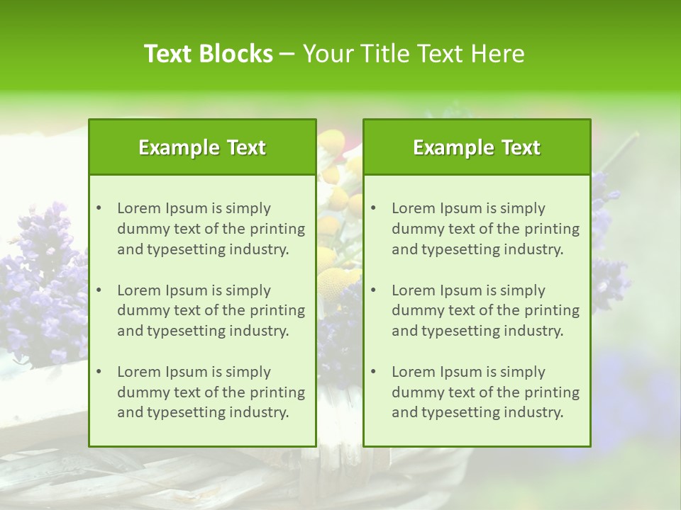 Ernte Dekoration Nat PowerPoint Template