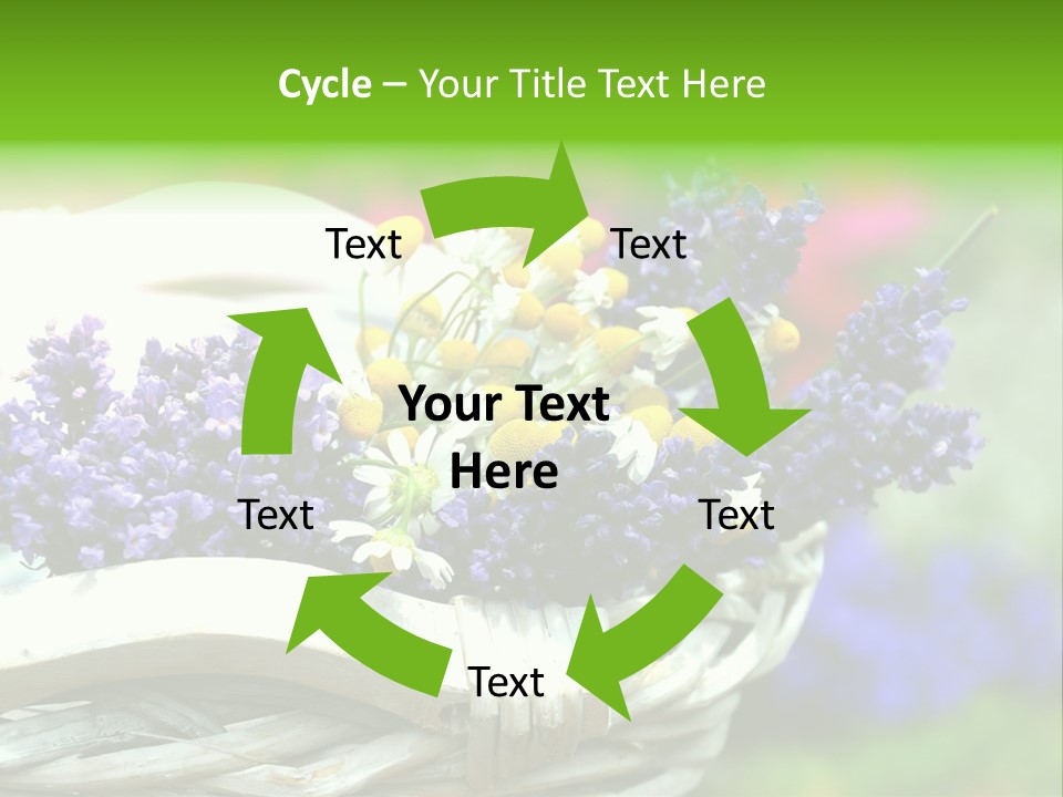 Ernte Dekoration Nat PowerPoint Template