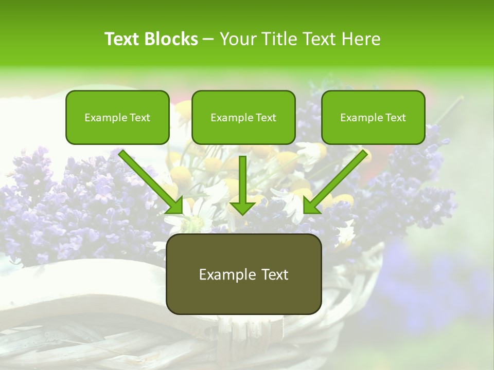 Ernte Dekoration Nat PowerPoint Template