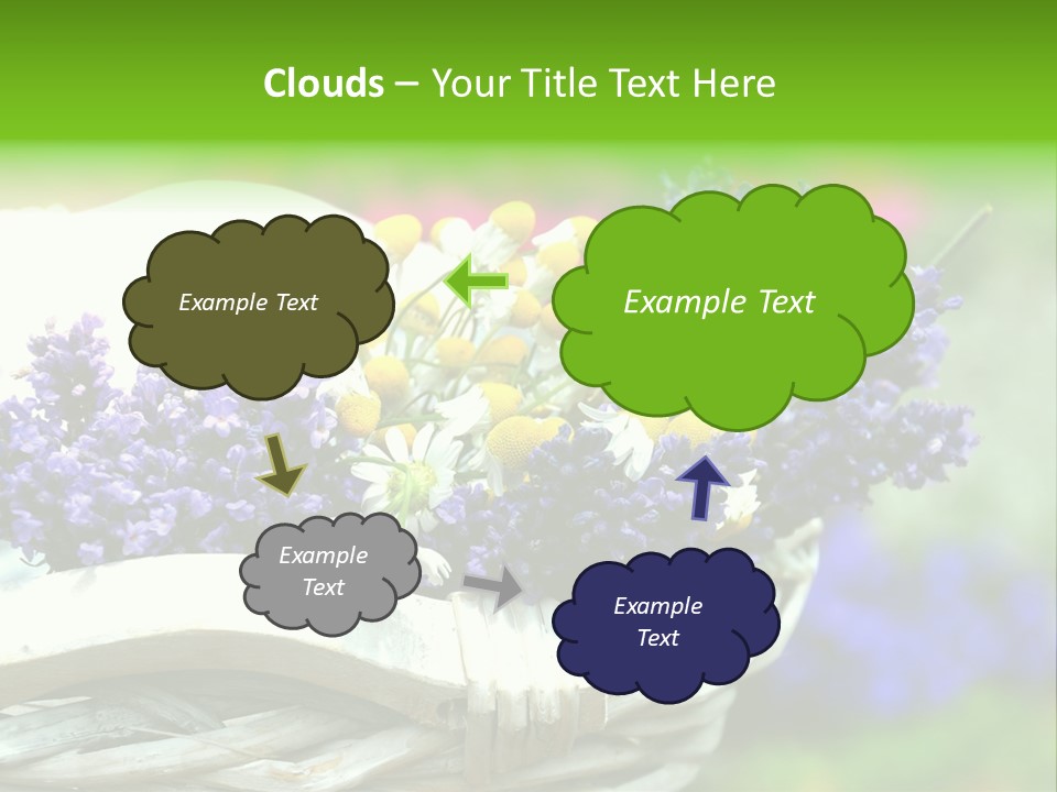 Ernte Dekoration Nat PowerPoint Template