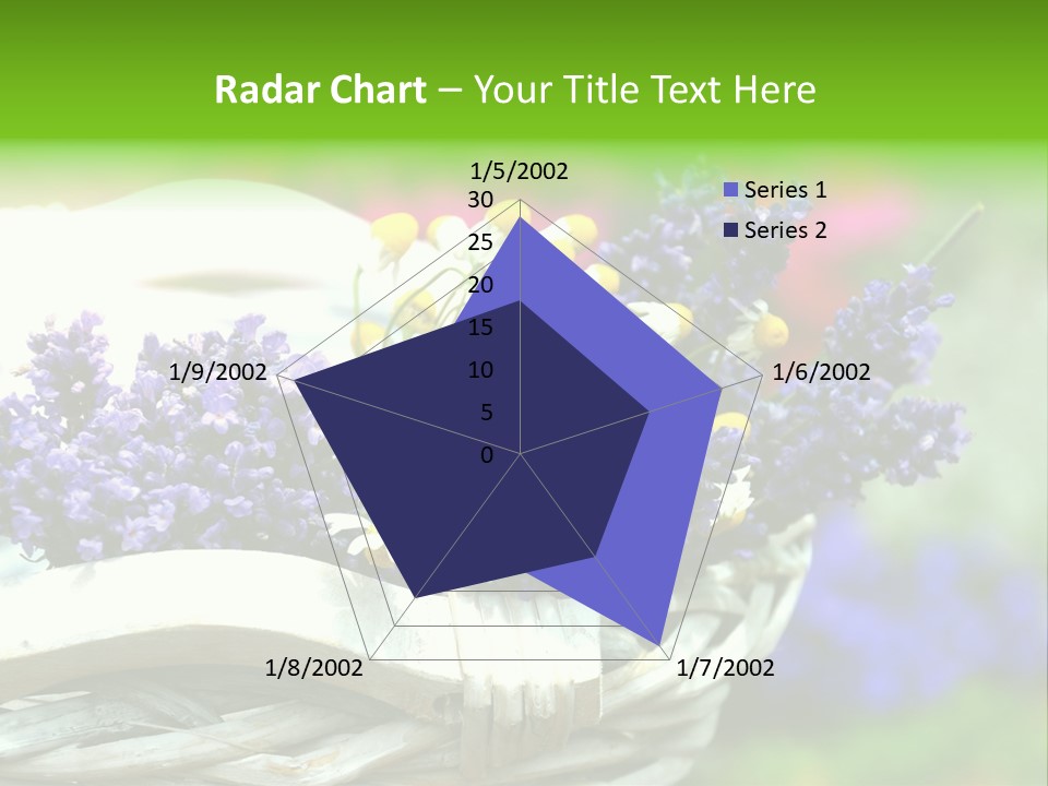 Ernte Dekoration Nat PowerPoint Template