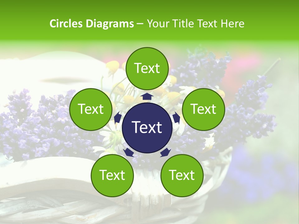 Ernte Dekoration Nat PowerPoint Template