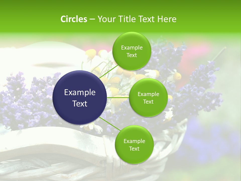 Ernte Dekoration Nat PowerPoint Template