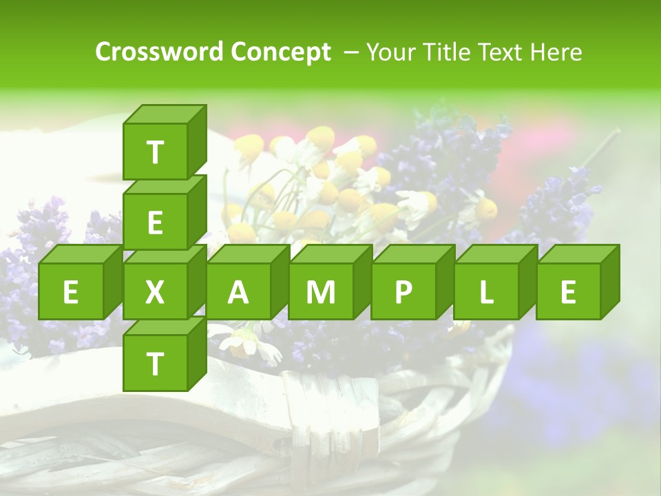 Ernte Dekoration Nat PowerPoint Template