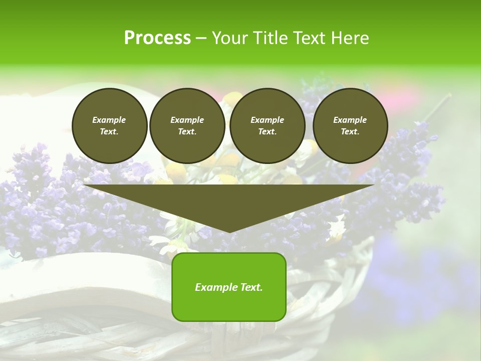 Ernte Dekoration Nat PowerPoint Template