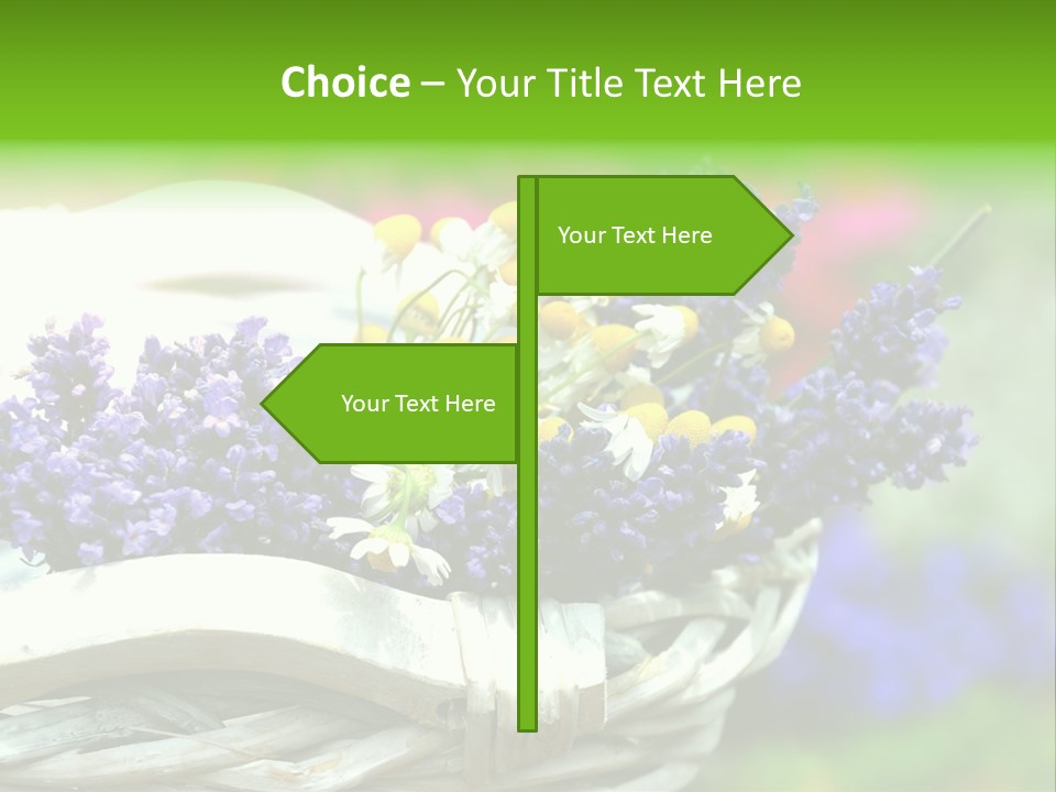 Ernte Dekoration Nat PowerPoint Template