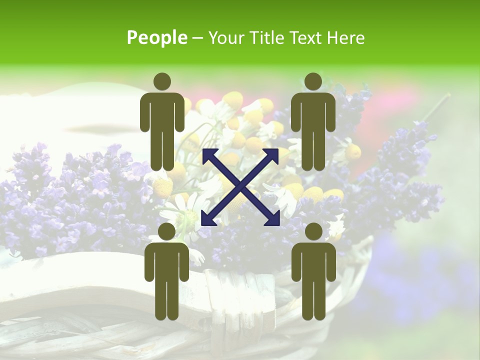 Ernte Dekoration Nat PowerPoint Template